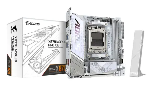 GIGABYTE X870I AORUS PRO ICE płyta główna AMD X870 Gniazdo AM5 Micro ITX