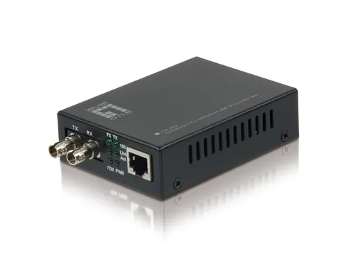 LevelOne FVT-2002 konwerter sieciowy 100 Mbit/s 1310 nm Czarny