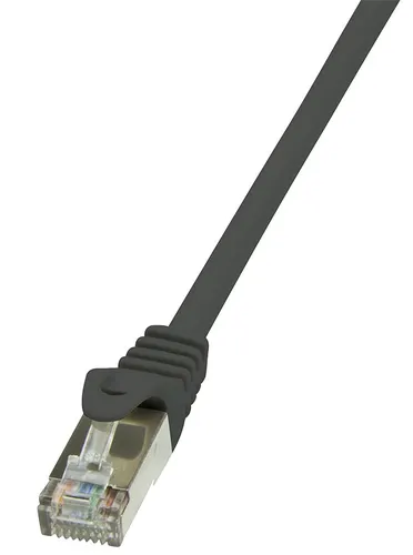 LogiLink Cat.6 U/UTP, 5m kabel sieciowy Czarny Cat6 U/UTP (UTP)