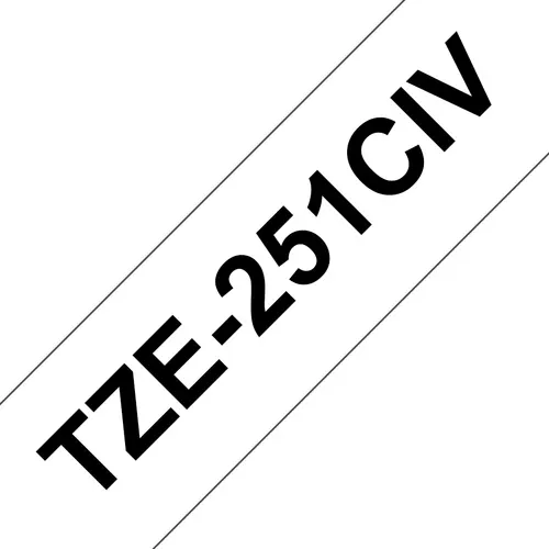 Brother TZE251CIV taśmy do etykietowania TZ