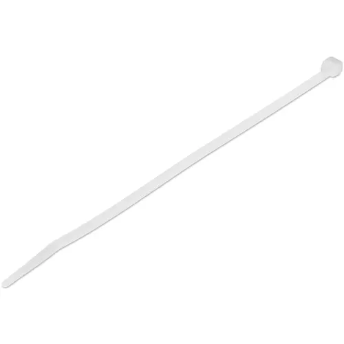 StarTech.com CBMZT8N opaska kablowa Zwalniana opaska kablowa Nylon, Plastik Biały 100 szt.