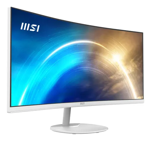 MSI Pro MP341CQW monitor komputerowy 86,4 cm (34") 3440 x 1440 px UltraWide Quad HD Biały