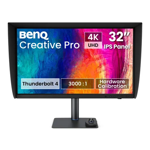 BenQ PV3250U monitor komputerowy 80 cm (31.5") 3840 x 2160 px 4K Ultra HD LED Czarny
