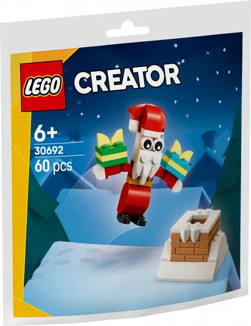 Klocki Creator 30692 Święty Mikołaj i świąteczny komin