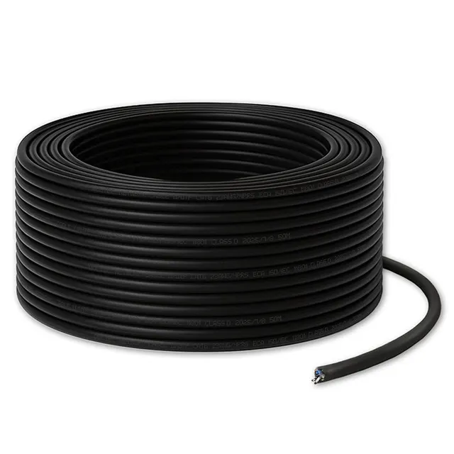Kabel sieciowy Qoltec Patchcoed skrętka UTP, CAT6, High speed 1Gb/s, LAN, 50m, Czarny