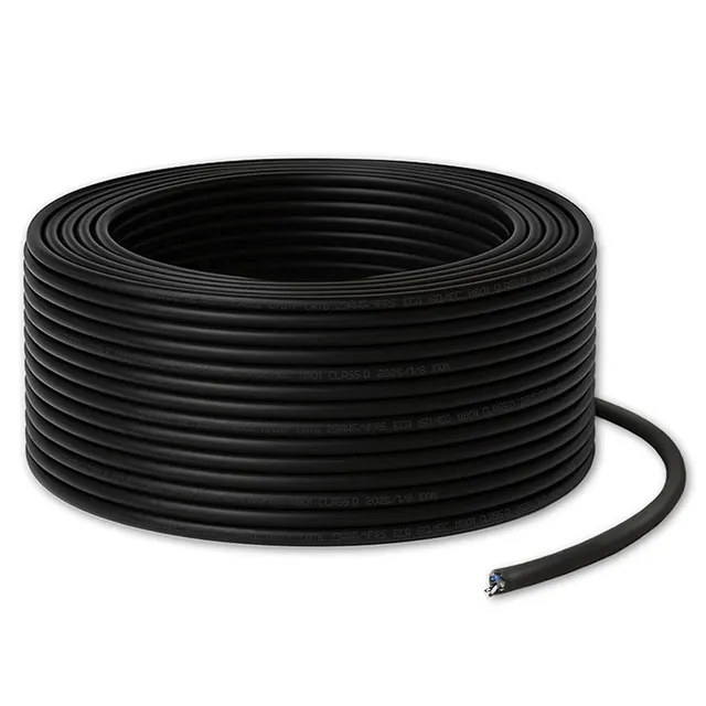Kabel sieciowy Qoltec Patchcord skrętka UTP, CAT6, High speed 1Gb/s, LAN, 100m, Czarny
