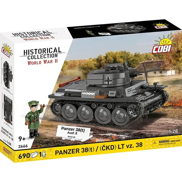 Klocki Panzer 38 LT VZ.38 690 elementów