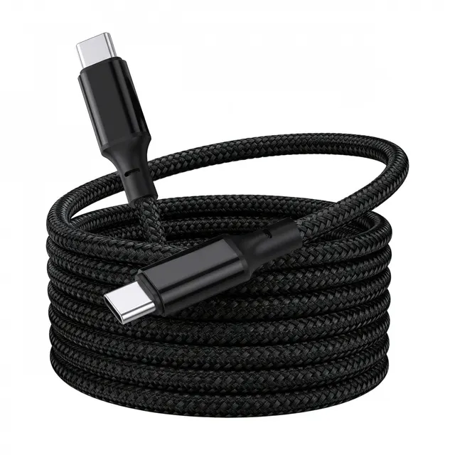 Kabel magnetyczny USB C-USB C 1m czarny