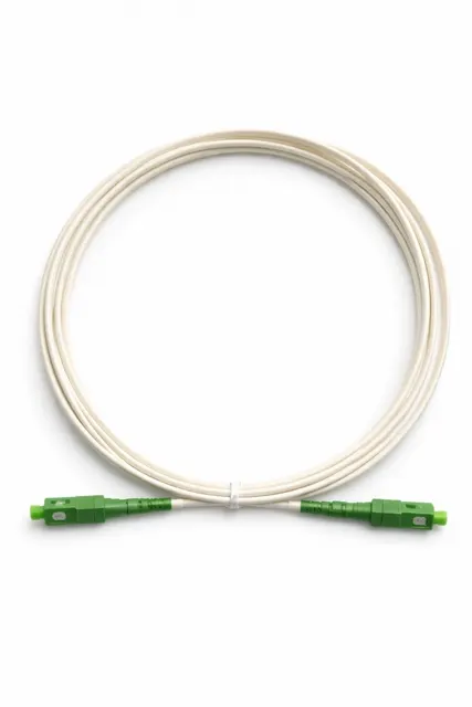 Patchcord światłowodowy SC-SC APC 3m biały