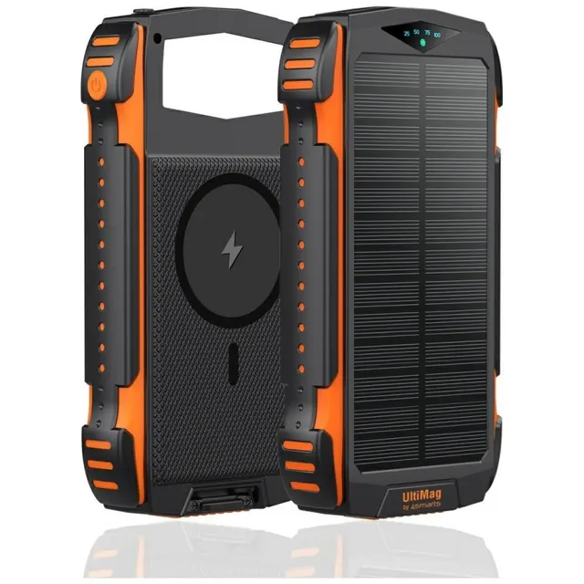 Powerbank Solarny 20000mAh TitanPack Rugged Ultimag Czarny