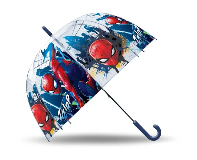 Parasolka przezroczysta manualna Spiderman