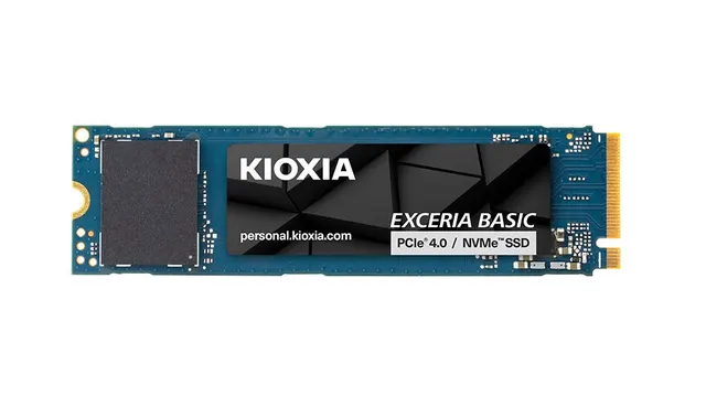 Dysk SSD KIOXIA EXCERIA BASIC 1TB M.2 2280 PCIe Gen4x4 NVMe (7200/6600 MB/s)