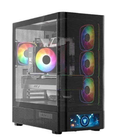 Obudowa Modecom Volcano AQ500 ARGB MIDI czarna