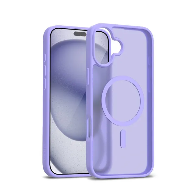 Etui Hybrid Matte Magnetic Etui MagSafe iPhone 17 Lawendowe