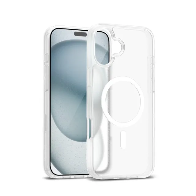Etui Hybrid Matte Magnetic Etui MagSafe iPhone 17 Białe
