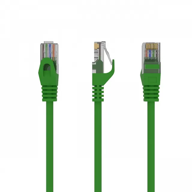 Patchcord kat.6 UTP 1.5m kolor zielony