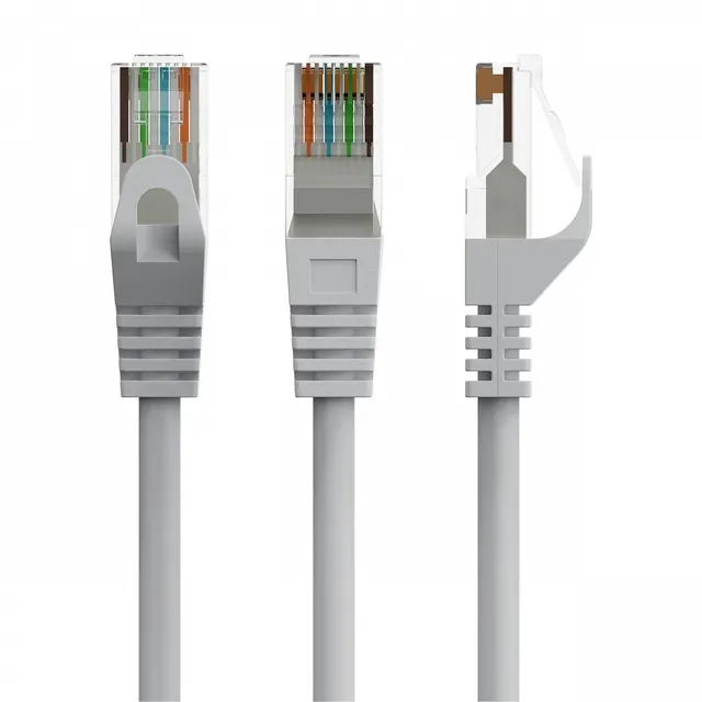 Patchcord kat.6 UTP 20m kolor szary