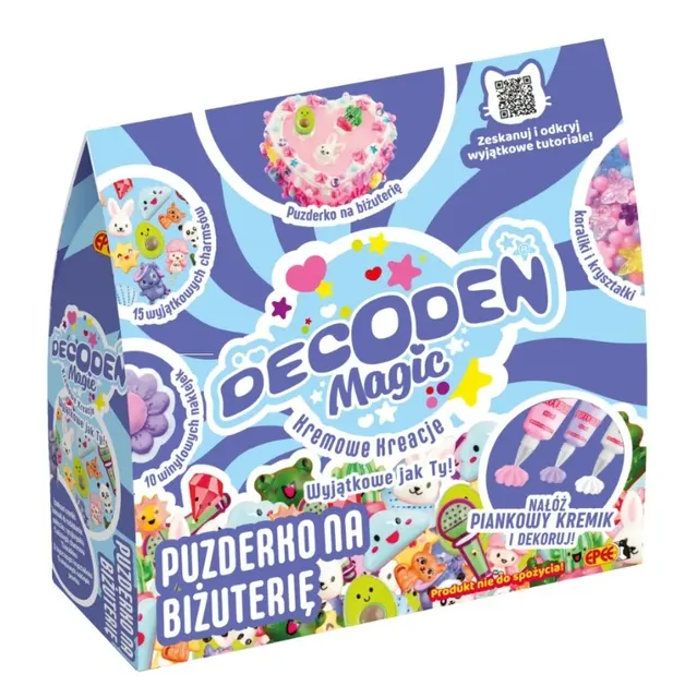 Zestaw kreatywny Classic Decoden Magic puzderko na biżuterię