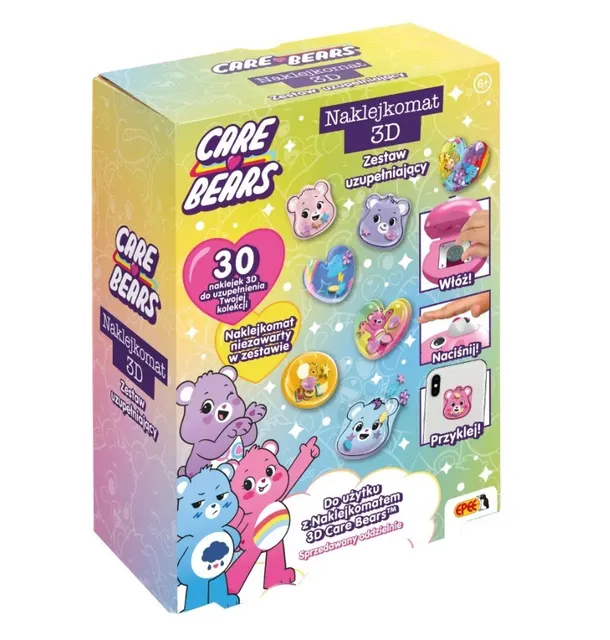 Naklejkomat 3D Care Bears zestaw uzupełniający
