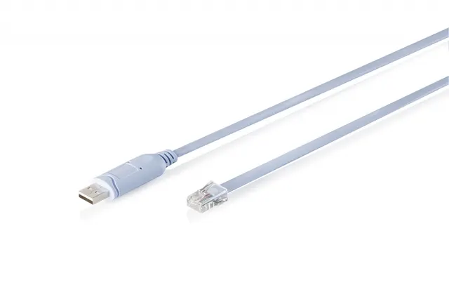 Kabel adapter DIGITUS do konsol USB 2.0 do RJ45, Chipset FTDI (FT232RNL), Jasnoniebieski, 1.8m