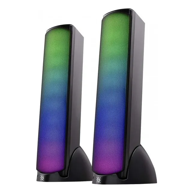 Głośniki Defender SKYPULSE 2.0 10W Bluetooth USB podświetlenie RGB