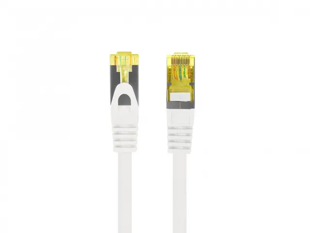 Patchcord Lanberg S/FTP kat.6A 5m LSZH CU fluke passed biały