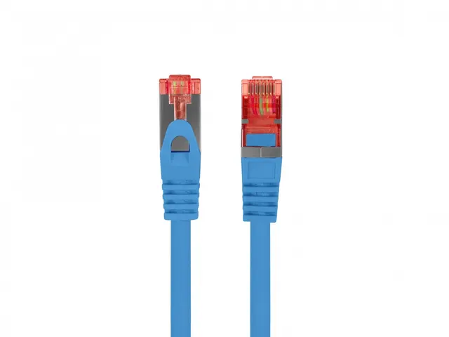 Patchcord Lanberg S/FTP kat.6 2m LSZH CU fluke passed niebieski