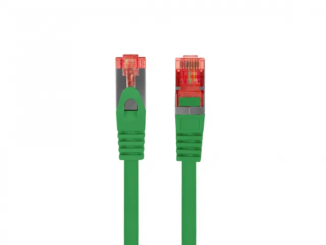 Patchcord Lanberg S/FTP kat.6 10m LSZH CU fluke passed zielony