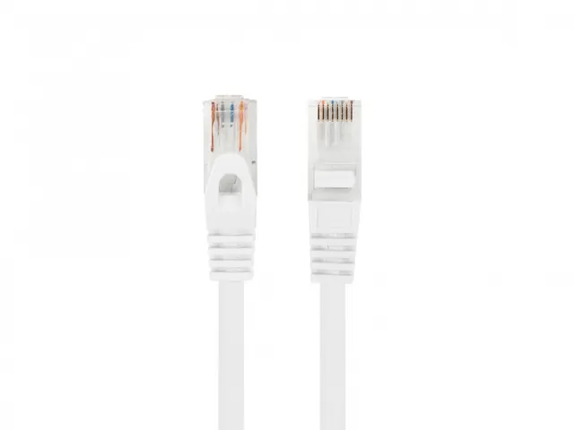 Patchcord Lanberg UTP kat.6 1m LSZH CU fluke passed biały