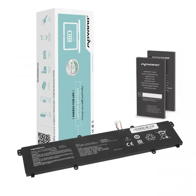 Bateria Movano do notebooka Asus VivoBook Flip 14 X421, TM420, R413, K413FA, M1502I, M1702Q, B31N1911, C31N1911 (11.4V) (3600 mAh)