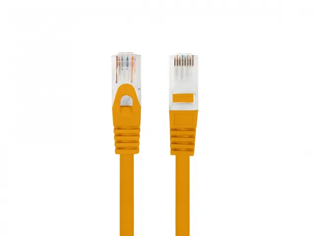Patchcord Lanberg UTP kat.6 0,5m LSZH CU fluke passed pomarańczowy