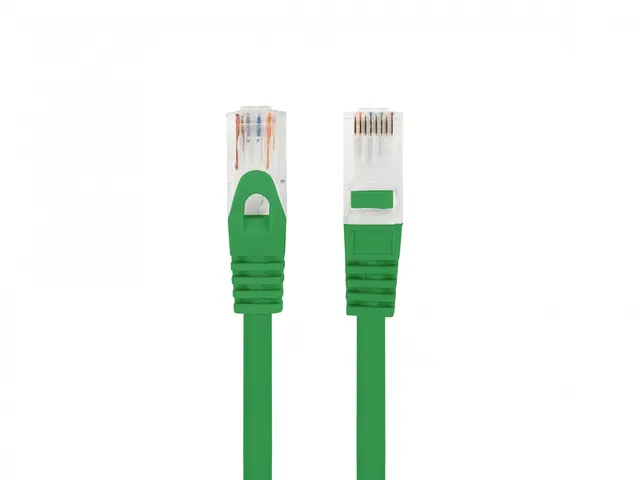 Patchcord Lanberg UTP kat.6 15m LSZH CU fluke passed zielony
