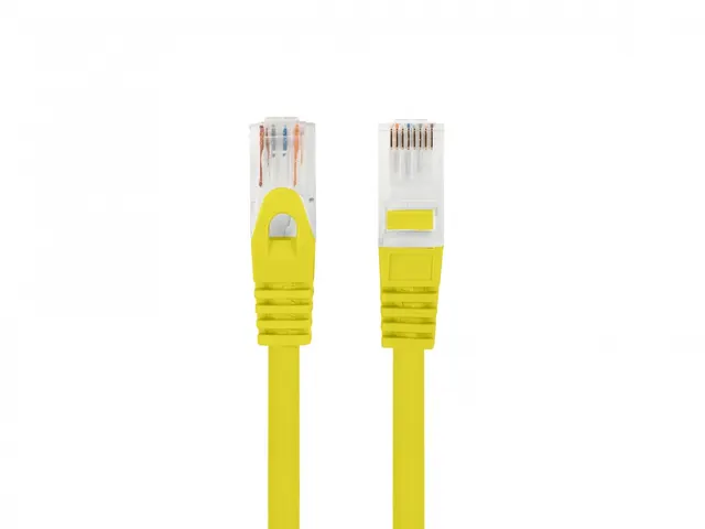 Patchcord Lanberg UTP kat.6 1,5m LSZH CU fluke passed żółty