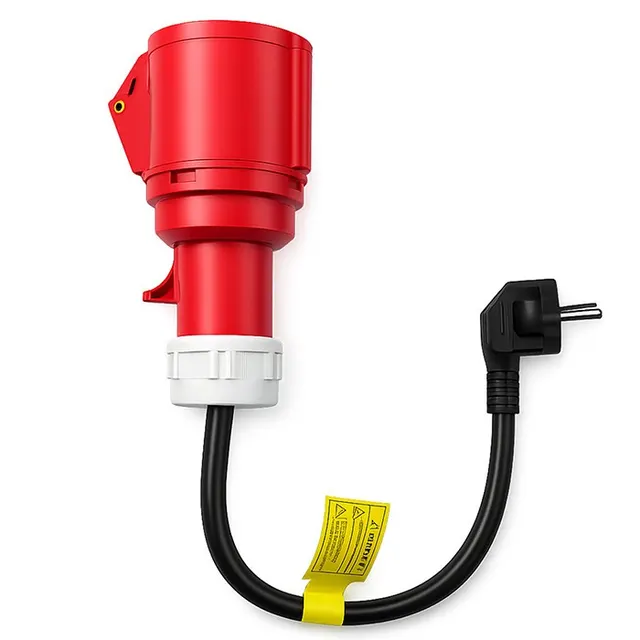Adapter Qoltec do ładowarek EV, gniazdo CEE 16A 5P, 400V na SCHUKO 230V, 3.5 kW