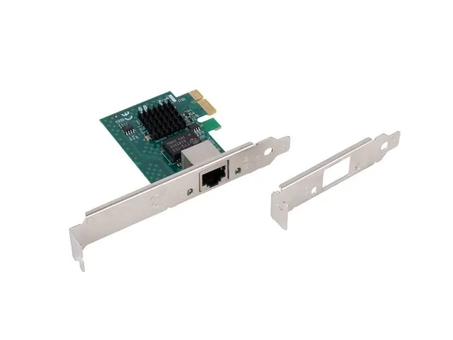 Karta sieciowa Lanberg PCI Express x1 1x RJ45 2.5GB Śledź low profile