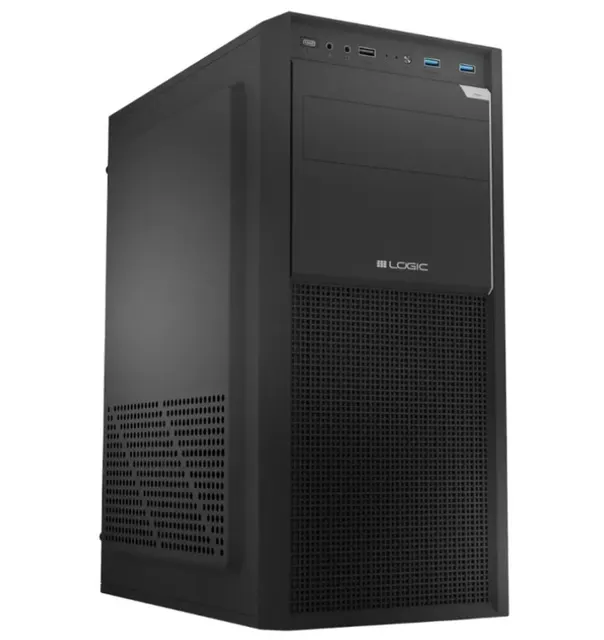 Obudowa LOGIC J23 PRO ATX/mATX Midi USB-C / USB 3.0 Black bez zasilacza