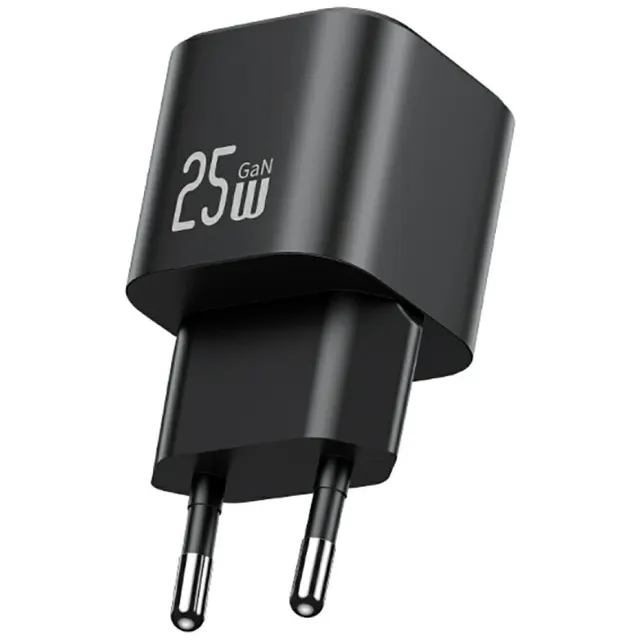 Ładowarka sieciowa JC Series CC289 25W GaN Fast Charger USB-C czarna
