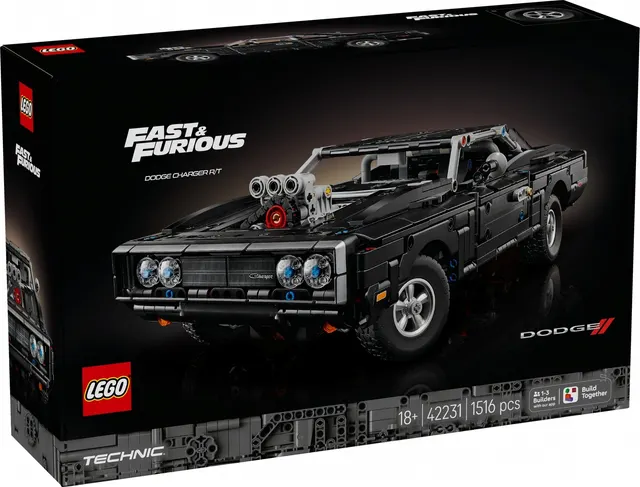 Klocki Technic 42231 Samochód Fast and Furious Dodge Charger R/T