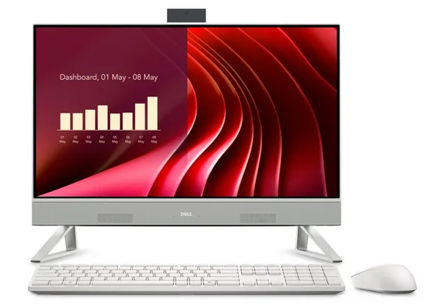 Komputer Dell 24 All-in-One EC24250 Win11Pro CORE 7-150U/16GB/1TB/23.8 FHD/Intel Graphics/Cam/WLAN+BT/3Y ProSupport
