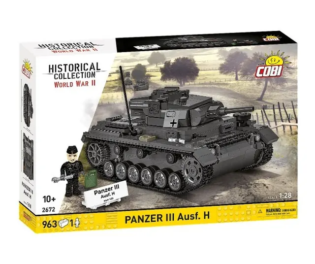 Klocki Panzer III Ausf.H 963 elementy