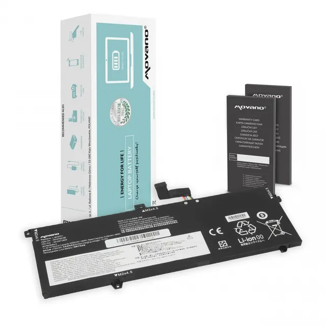 Bateria Movano do notebooka Lenovo Thinkpad X13 Gen 1, X390, X395 Series, L18C6PD1, L18M6PD1 (11.4V) (4220 mAh)