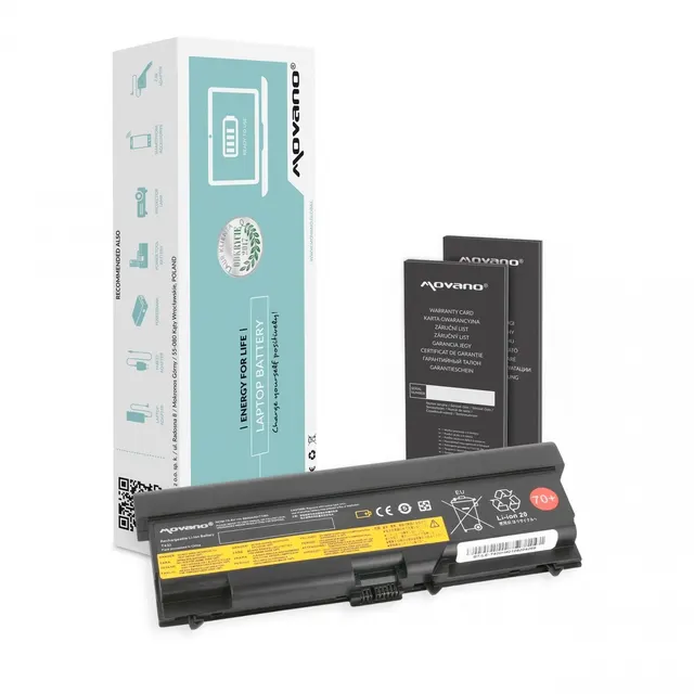 Bateria Movano do notebooka Lenovo Thinkpad T430, T530 (10.8V-11.1V) (6600 mAh)
