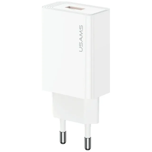 Ładowarka sieciowa T69 18W USB-A biała