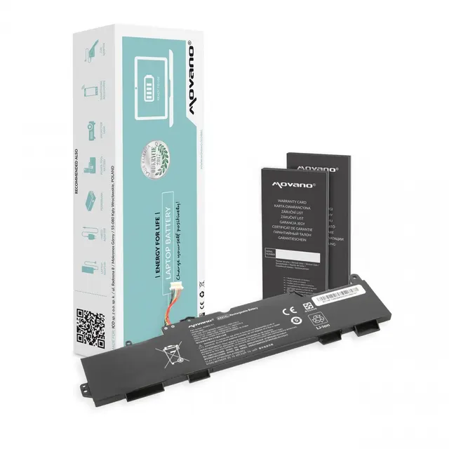 Bateria Movano do notebooka HP EliteBook SS03XL, 735, 745, 840 G5 G6 (11.4V) (4100 mAh)