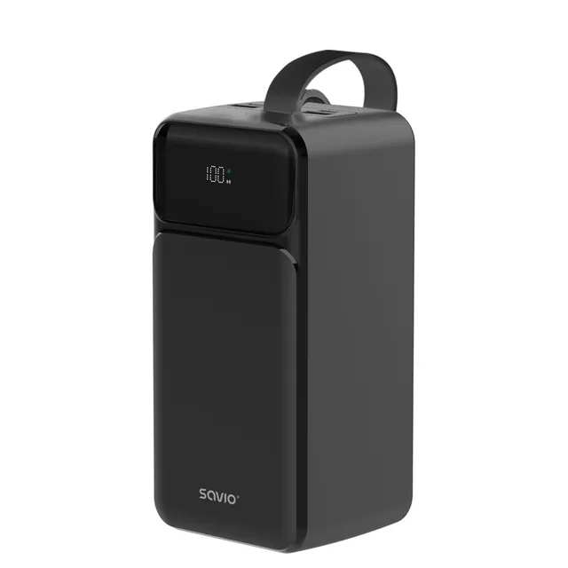 Powerbank SAVIO BA-14 50000 mAh, czarny