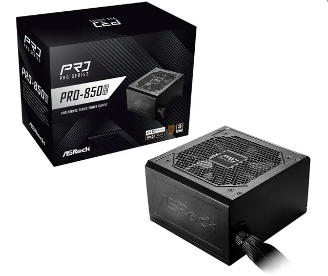 Zasilacz ASRock PRO-850B 850W 80 PLUS Bronze