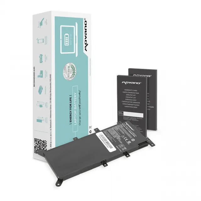 Bateria Movano do notebooka Asus A555, F555, K555 (7.4V-7.6V) (5000 mAh)