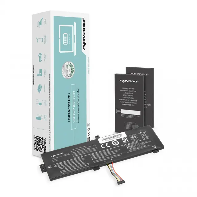 Bateria Movano do notebooka Lenovo IdeaPad 510-15ISK (7.4V-7.6V) (3950 mAh)