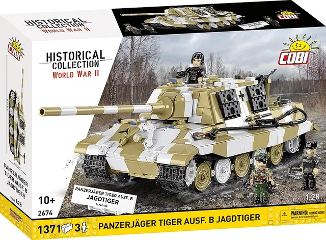 Klocki Panzerjager Tiger ausf.B 1371 elementy