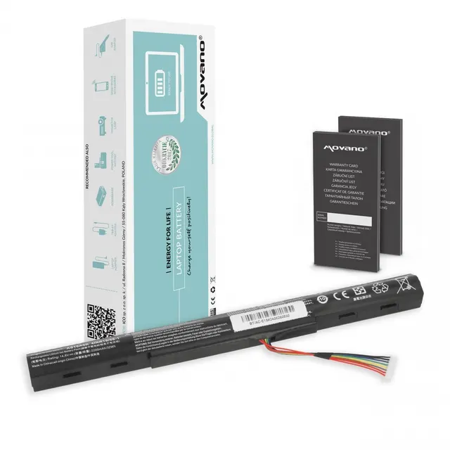 Bateria Movano do notebooka Acer Aspire E5-475, E5-575 (14.6V) (2200 mAh)